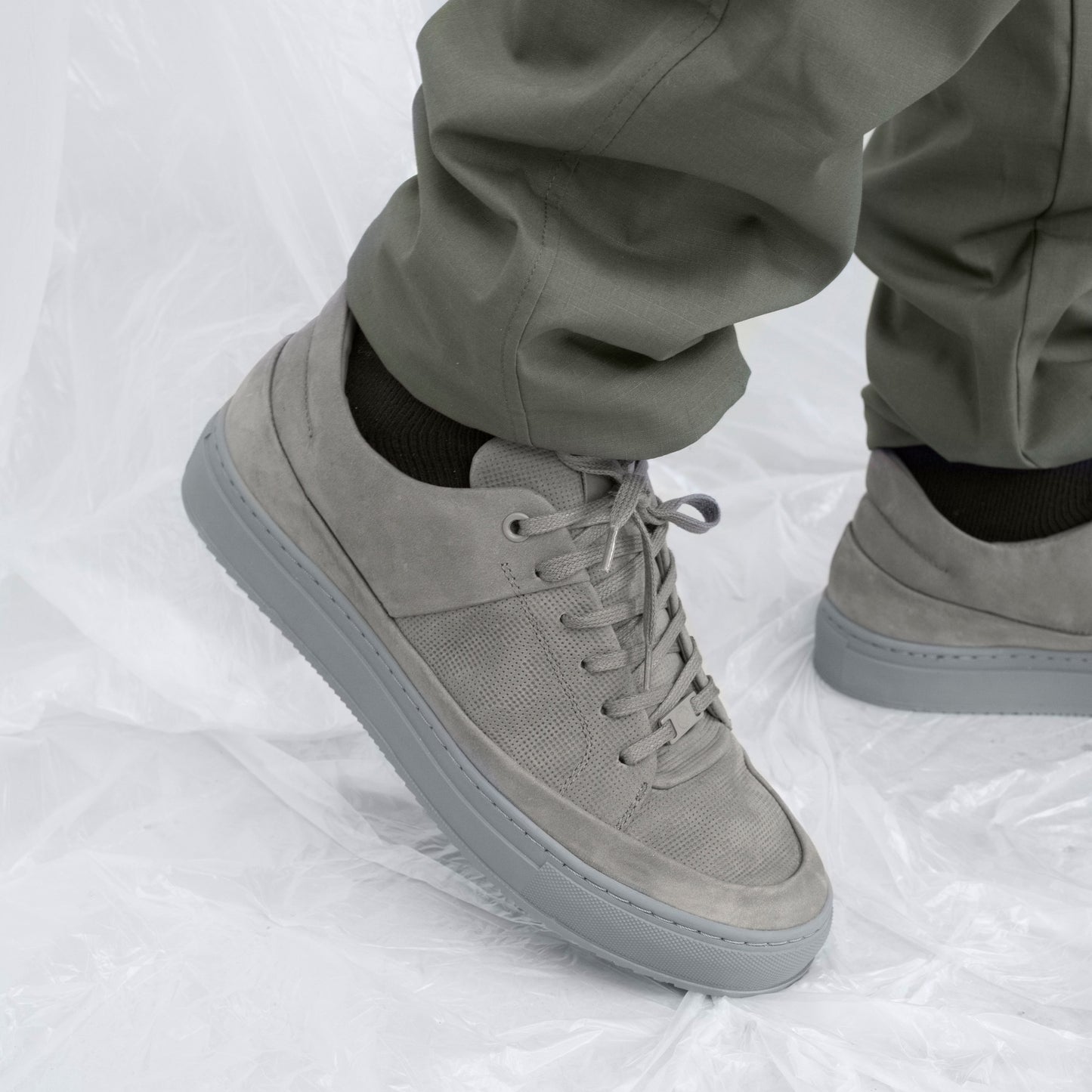 SORREN P3 LOW Fumo Geo Camo Embossed