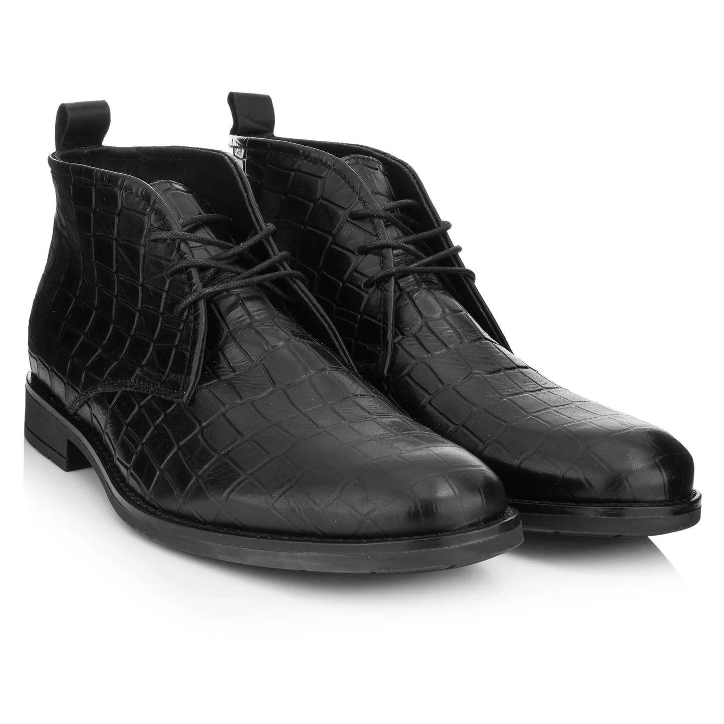 BATAVIA CHUCKA 2 Coda Black Embossed Leather