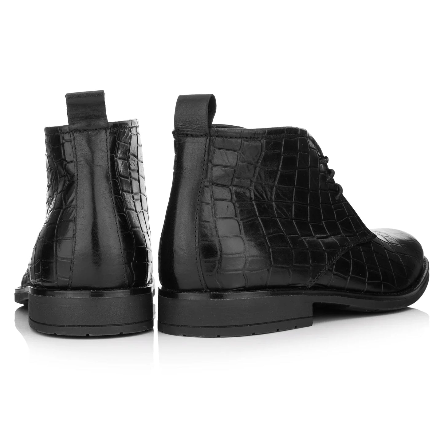 BATAVIA CHUCKA 2 Coda Black Embossed Leather