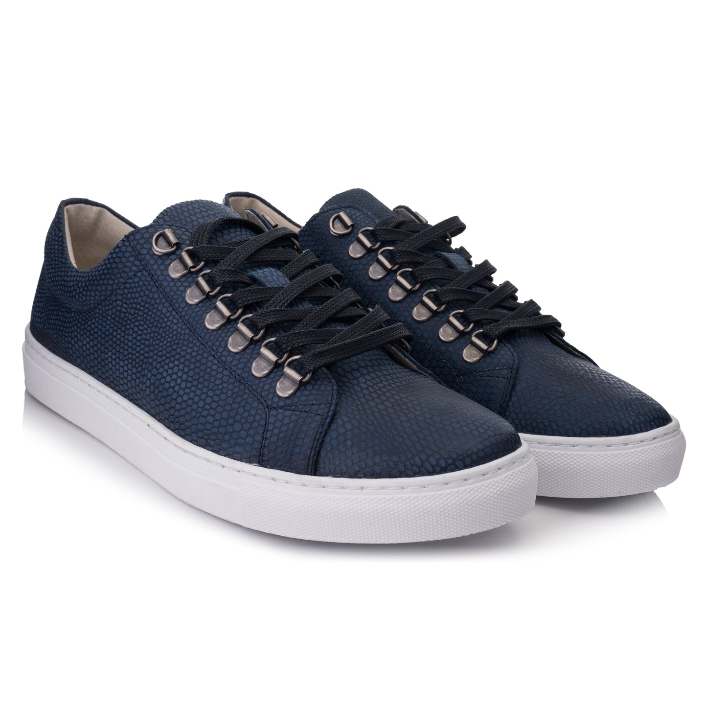 VELO SNEAKER ECO Lizzard Navy Leather