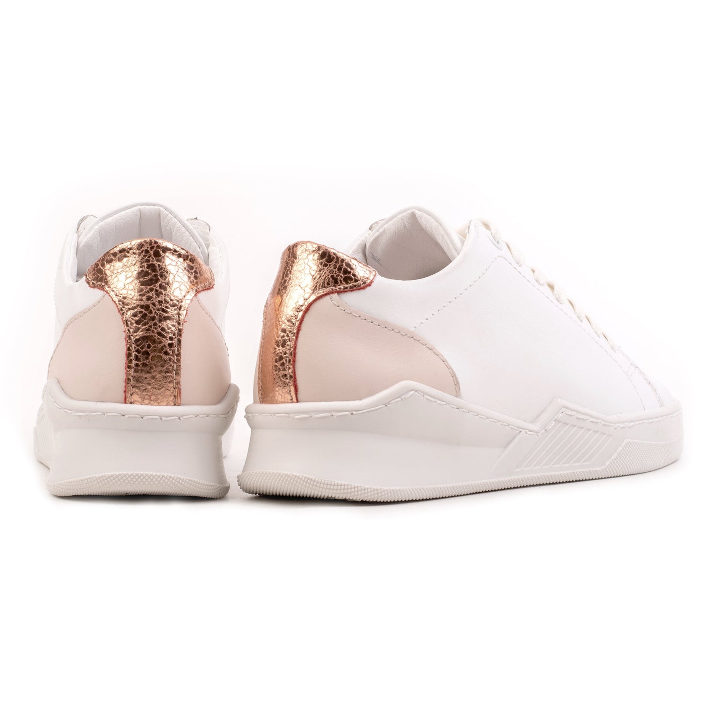 SPENCER CITY White/Pink Leather
