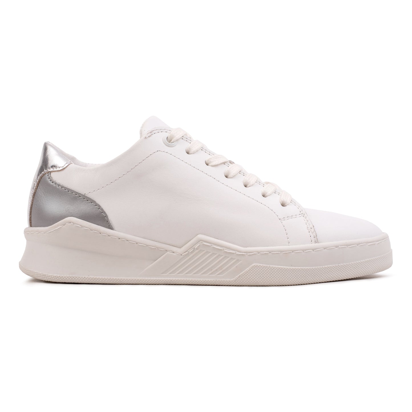 SPENCER CITY White/Argento Leather