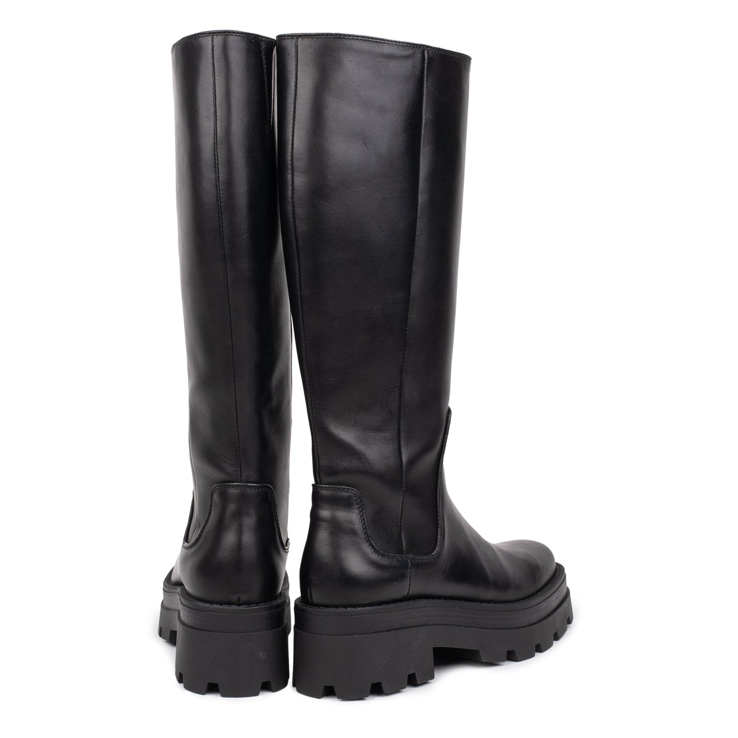 PANAMERA HIGH BOOT Black Leather