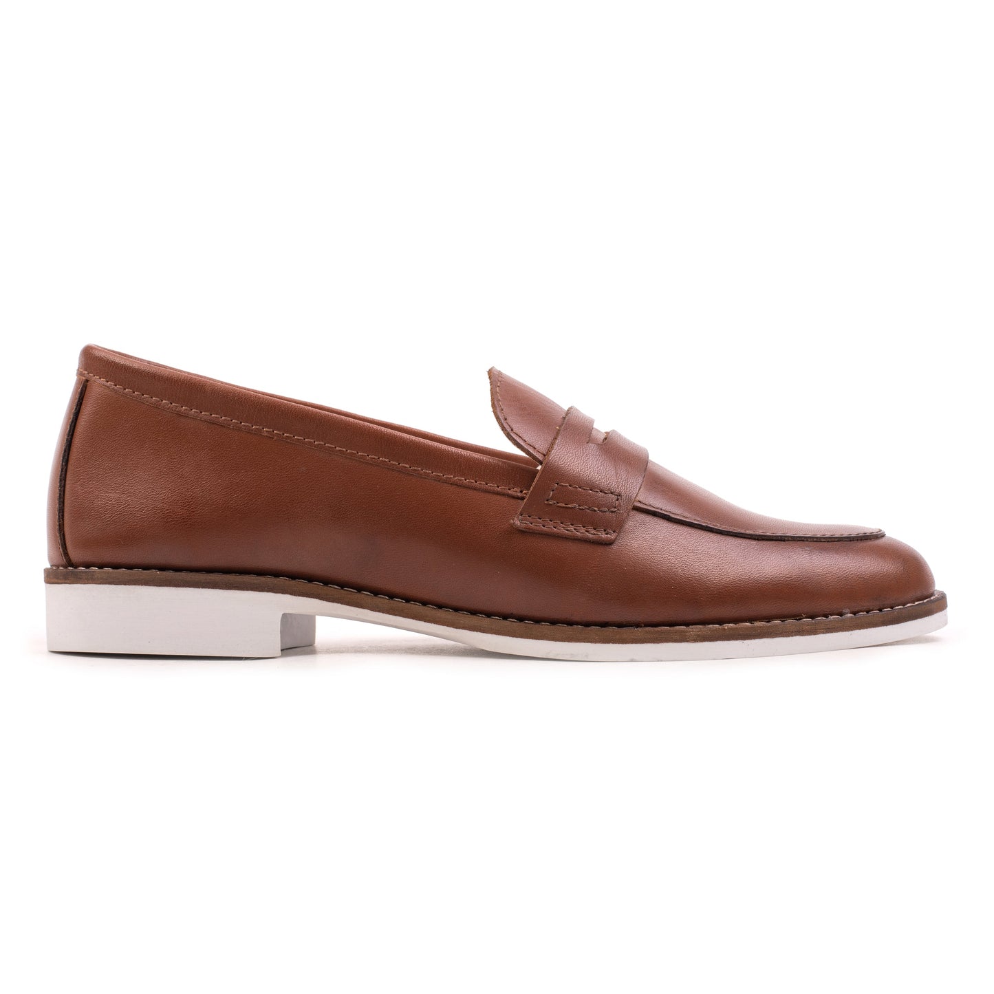 CODE LOAFER Cognac Leather