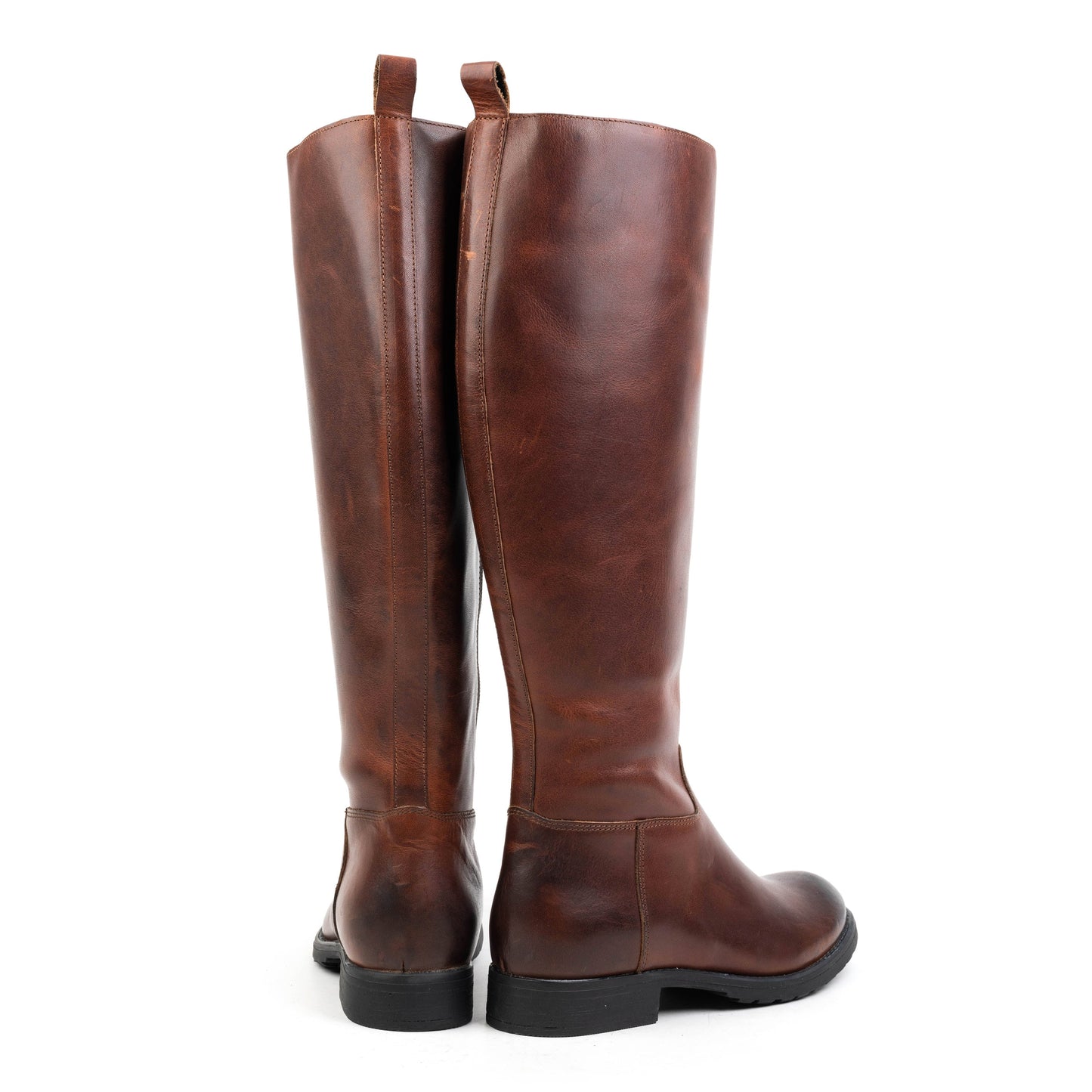 SARAH HIGH LEG Chestnut Leather