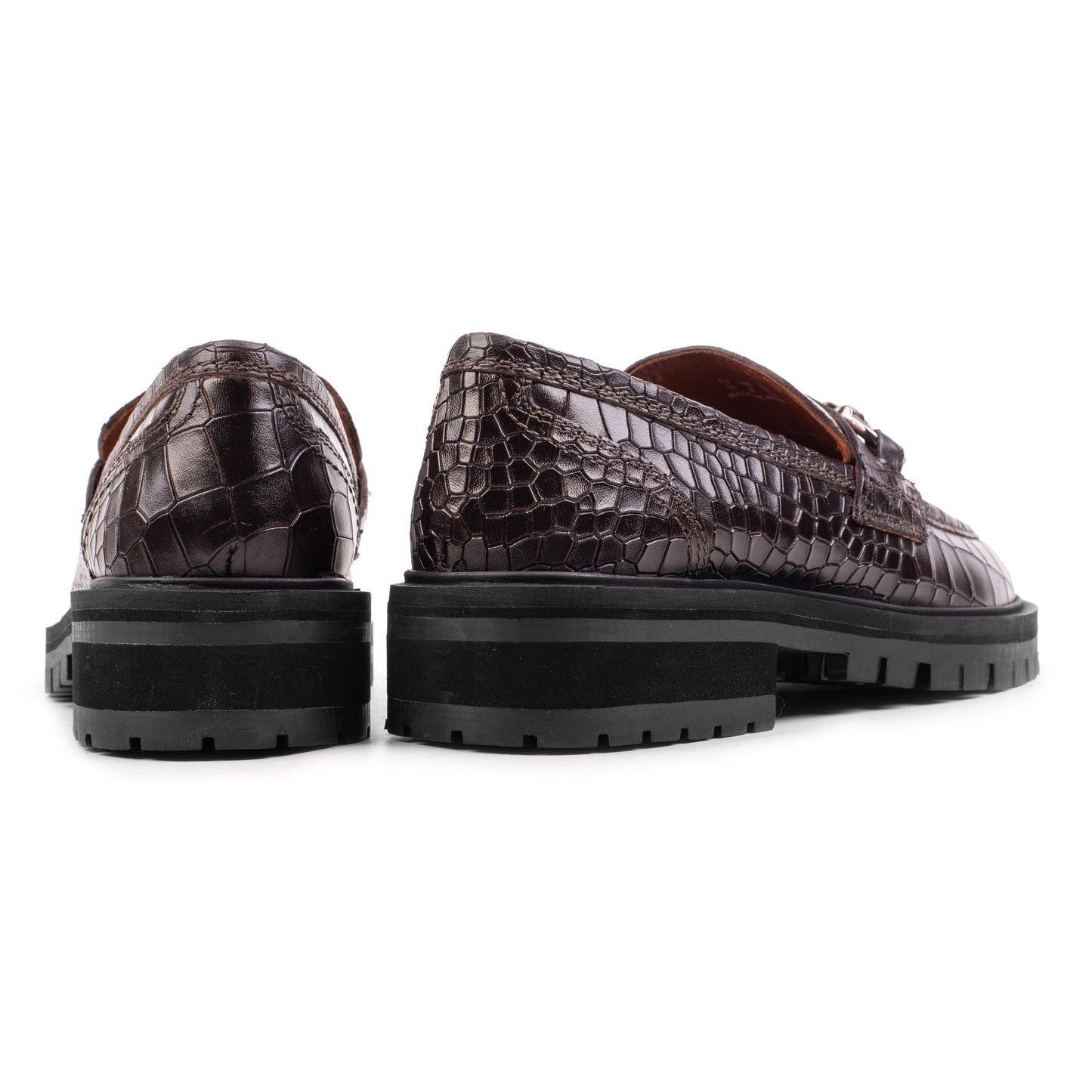 FRANCIE LOAFER LADIES Mocha Embossed