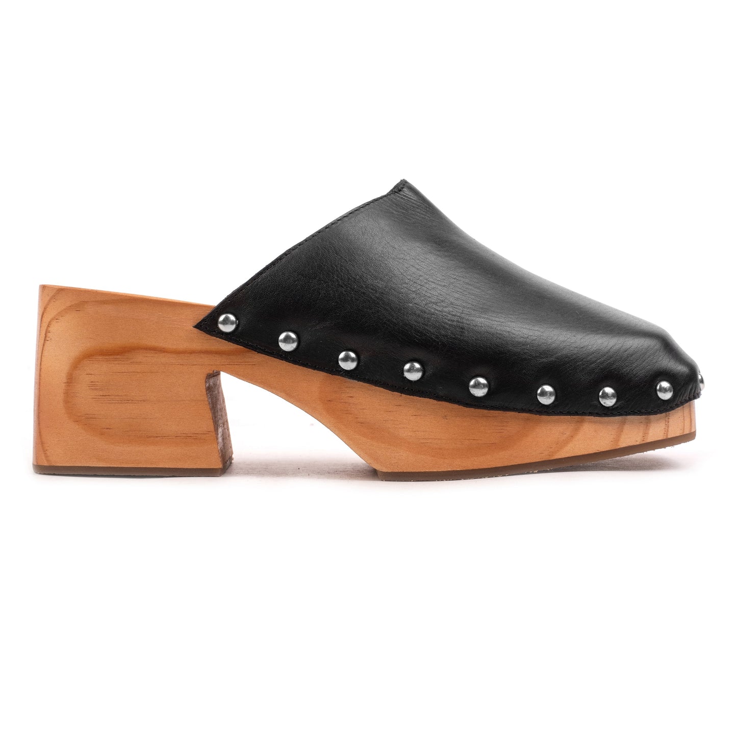 JUDE SANDAL Black Leather