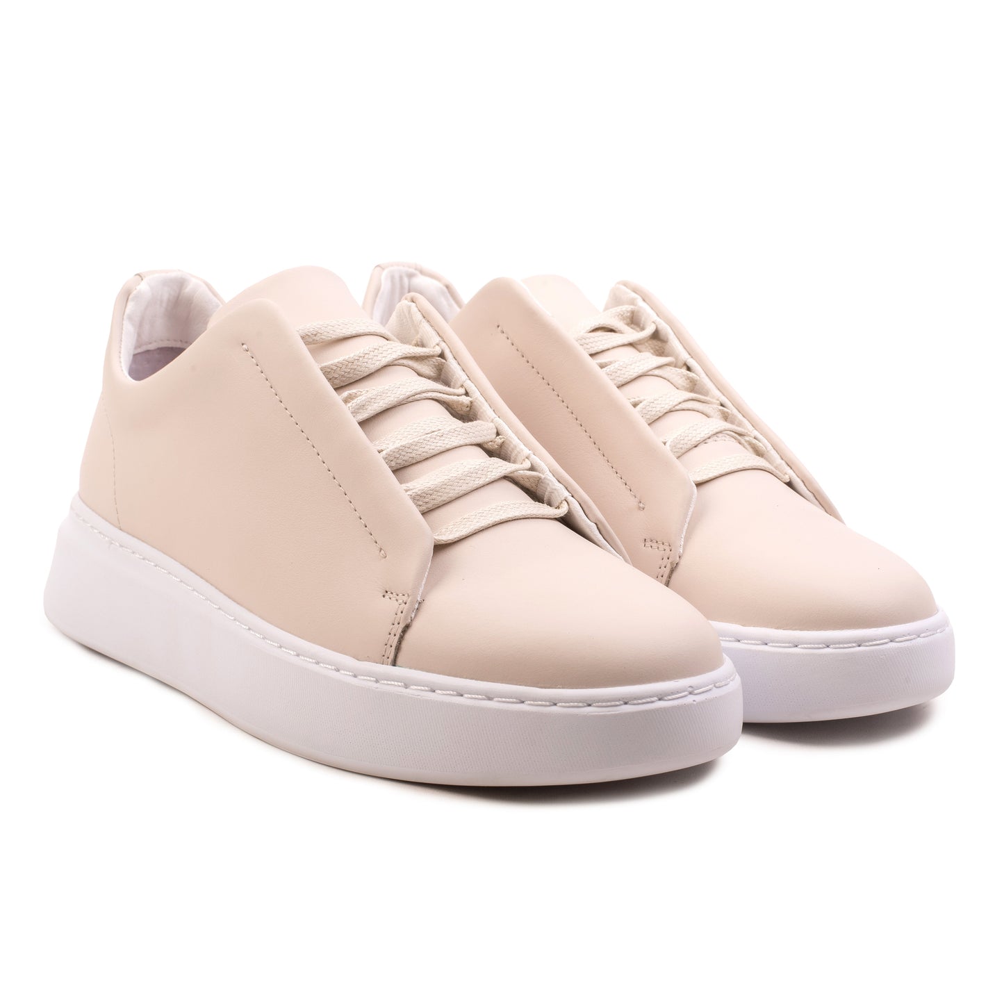 LUCY MENO Beige Leather