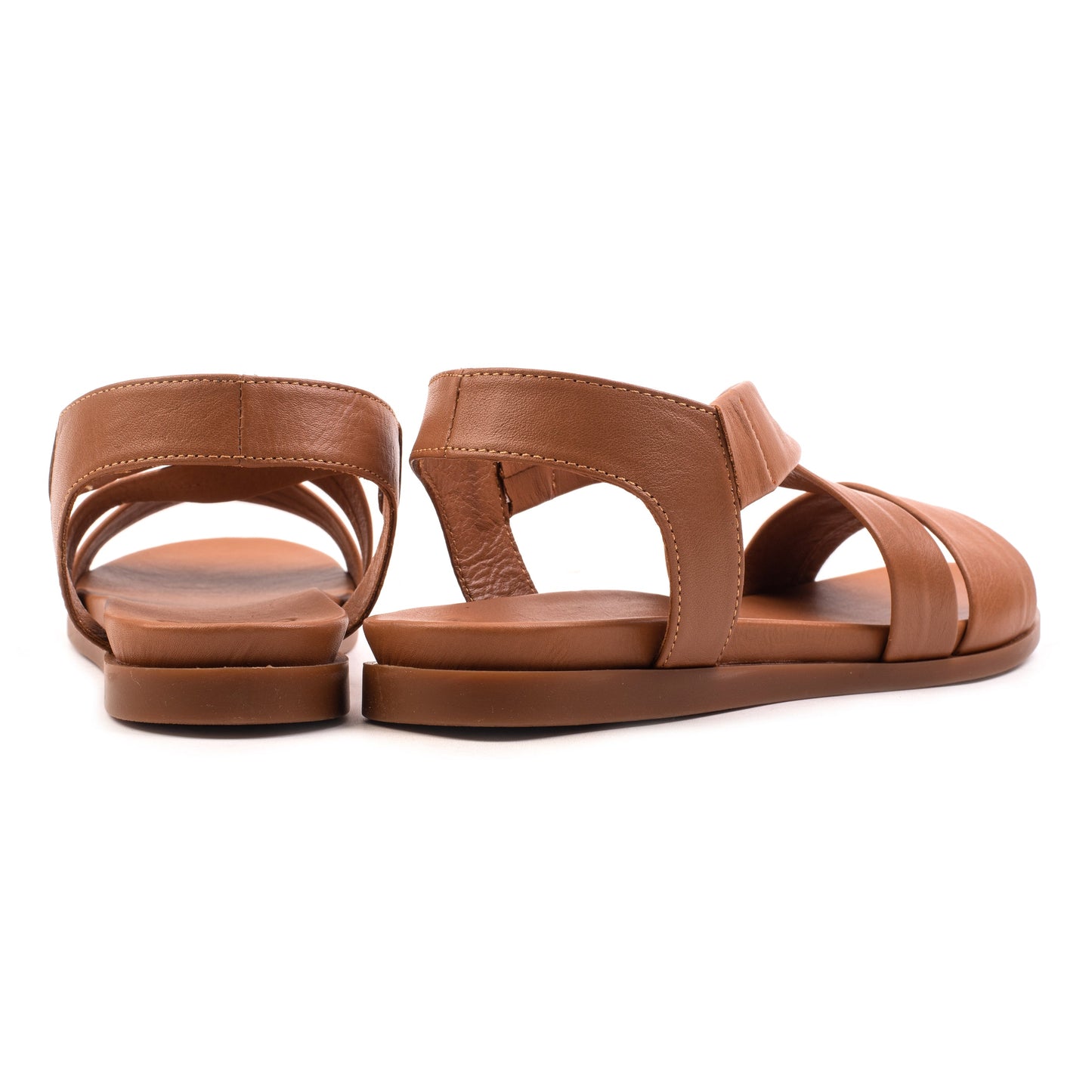 SANDAL WOMEN 405 Cognac Leather
