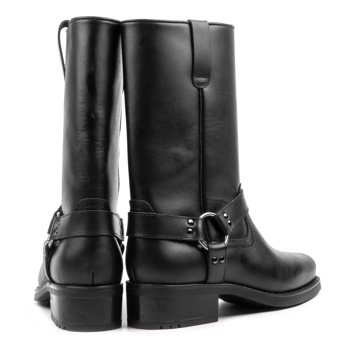 HARLEY HIGH BOOT Black Leather