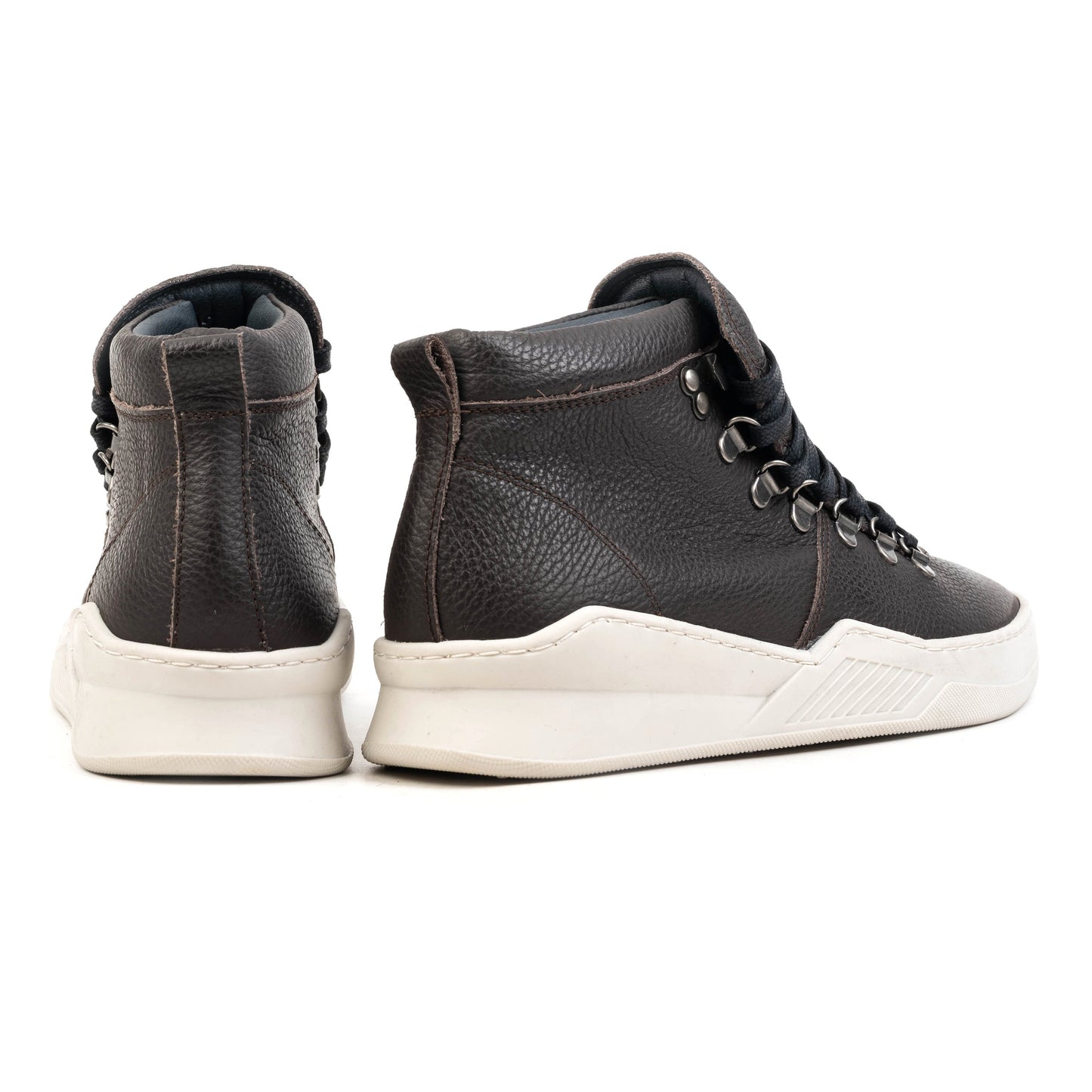 ESKO HIKING MID Dk Brown Leather Milled