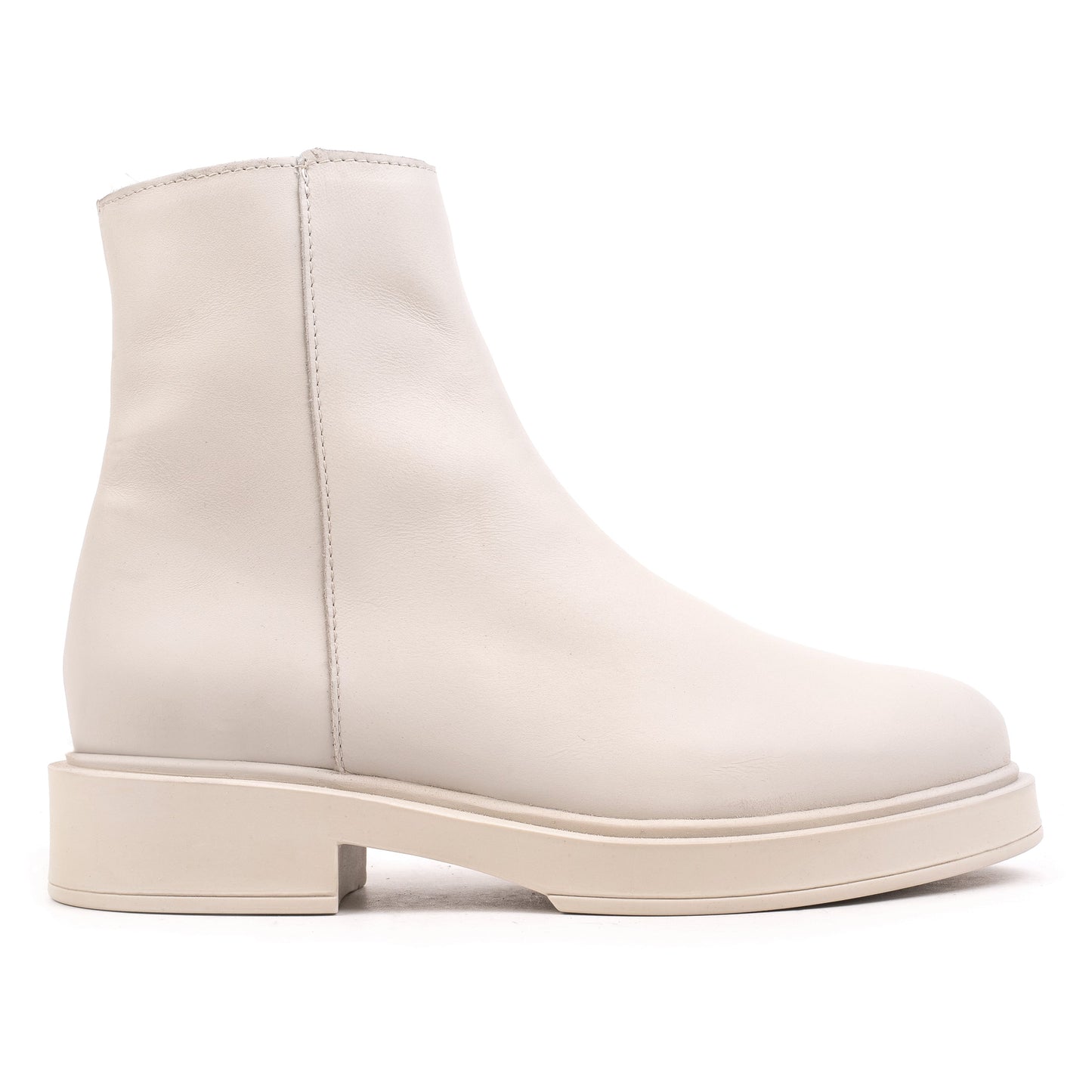 KALIE MINIMAL ANKLE Ice Leather