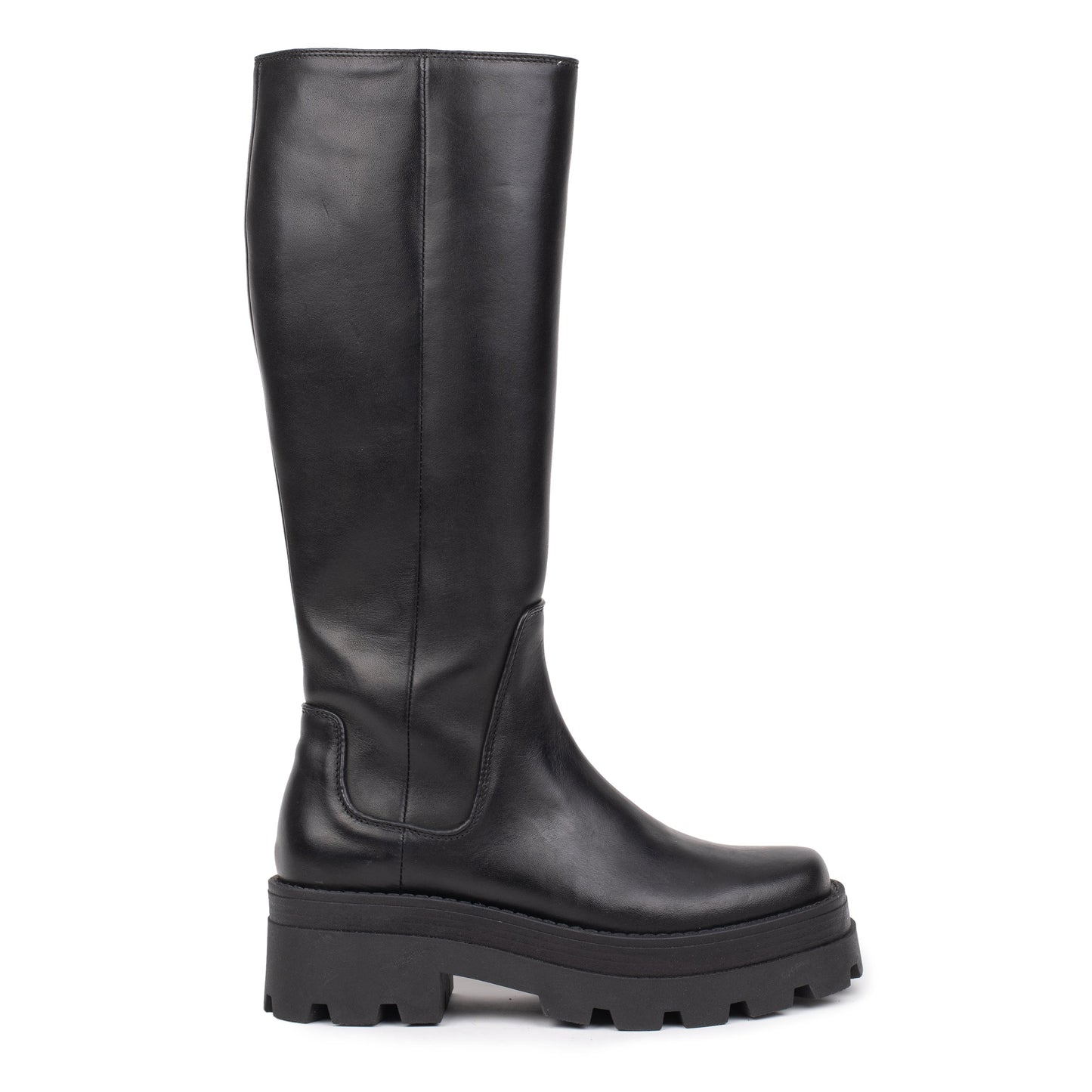 PANAMERA HIGH BOOT Black Leather