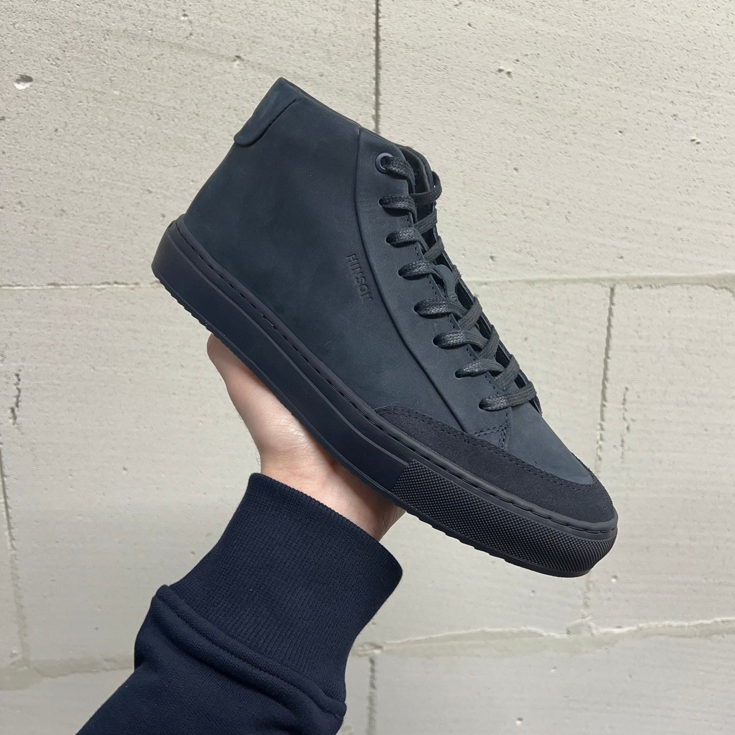 SORREN SINNET HIGH Dk Blue Leather Nubuck