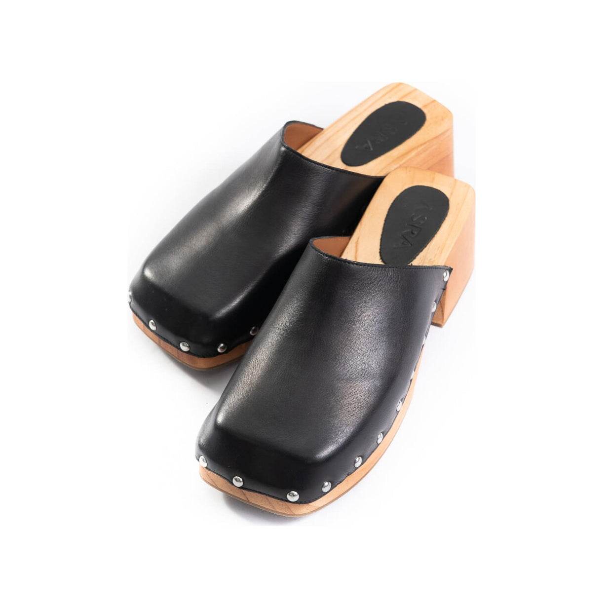 JUDE SANDAL Black Leather
