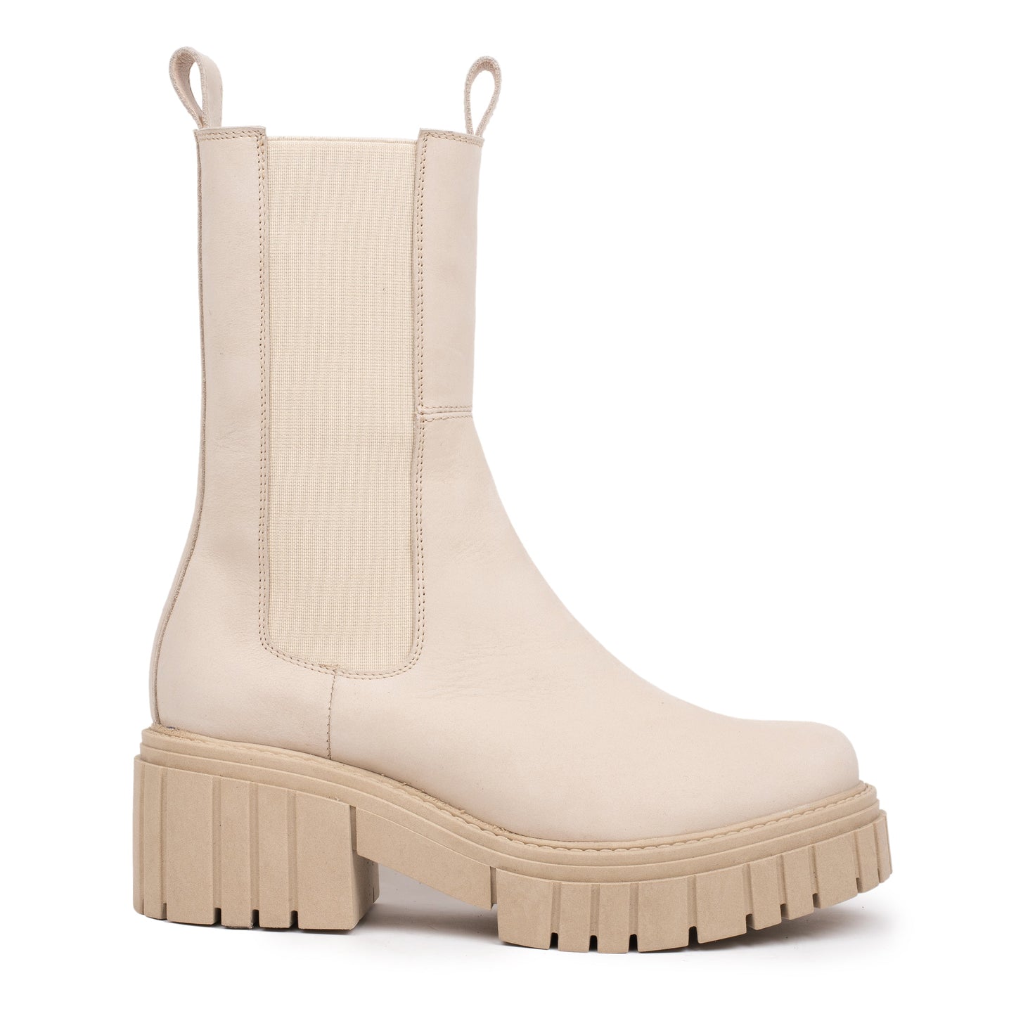 OMNIO Botine Bej | Elance High Chelsea Beige - s