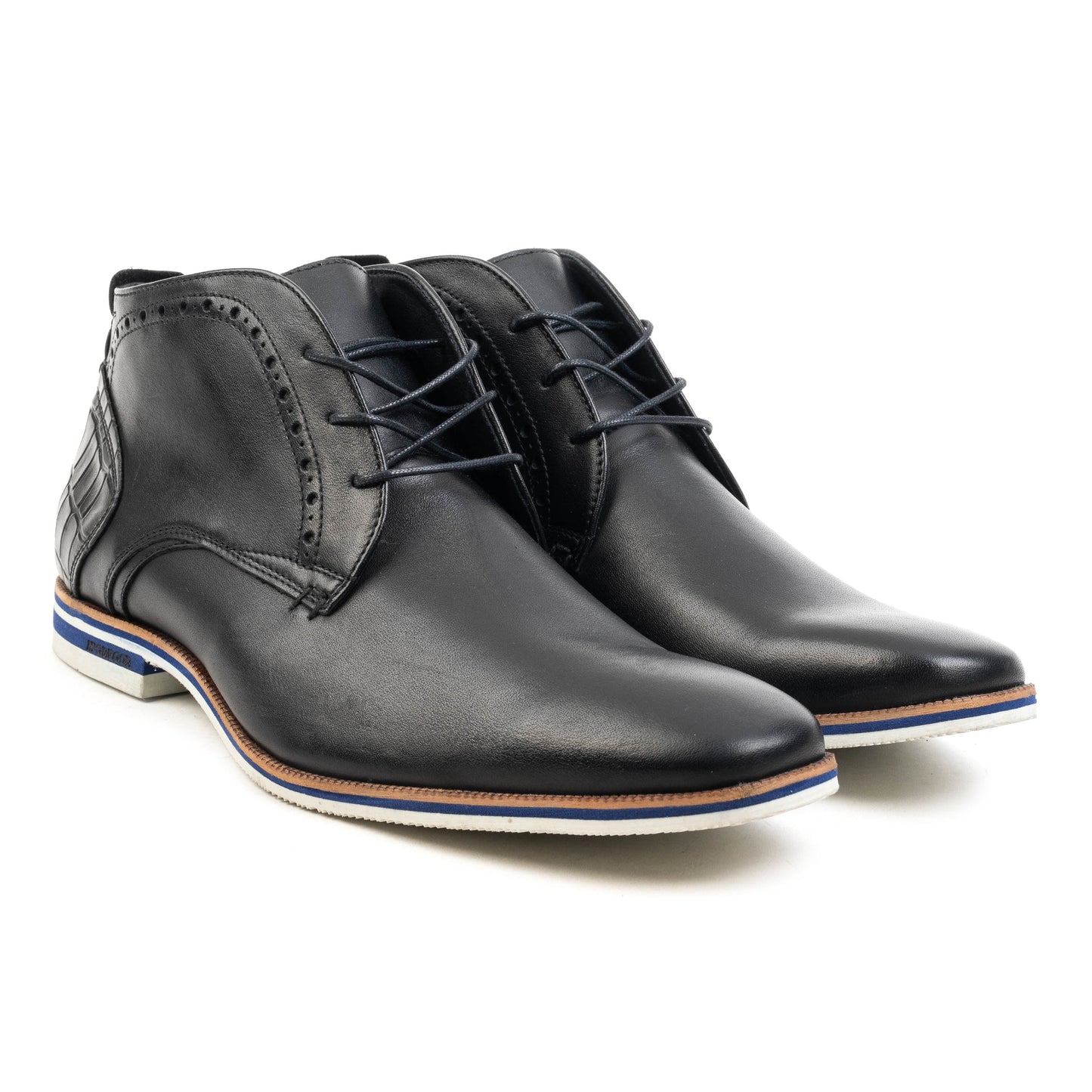 SANTANDER LACE UP Black Leather